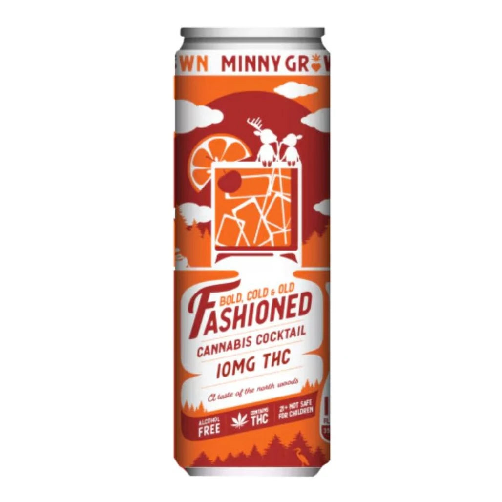 Minny Grown Bold Cold & Old Fashioned 10mg THC cocktail can