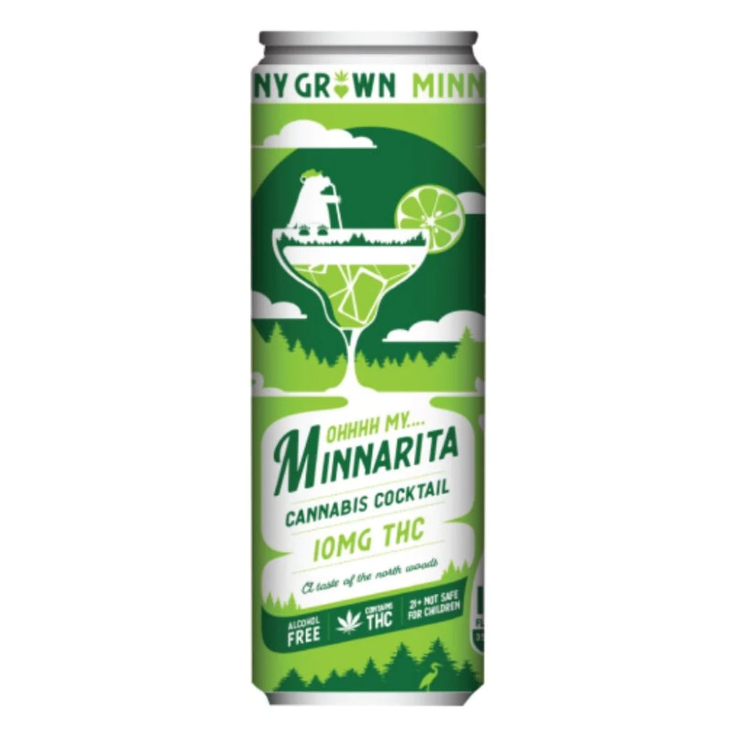 Minny Grown Minnarita 10mg THC cocktail can
