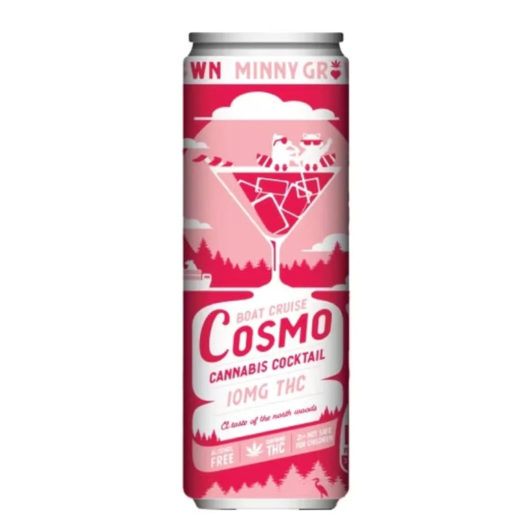 Minny Grown Boat Cruise Cosmo 10mg THC cocktail can