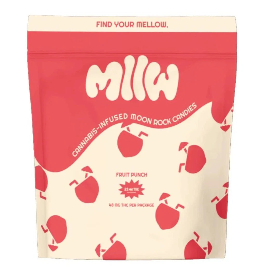 MLLW Moon Rocks Fruit Punch THC popping candy pouch