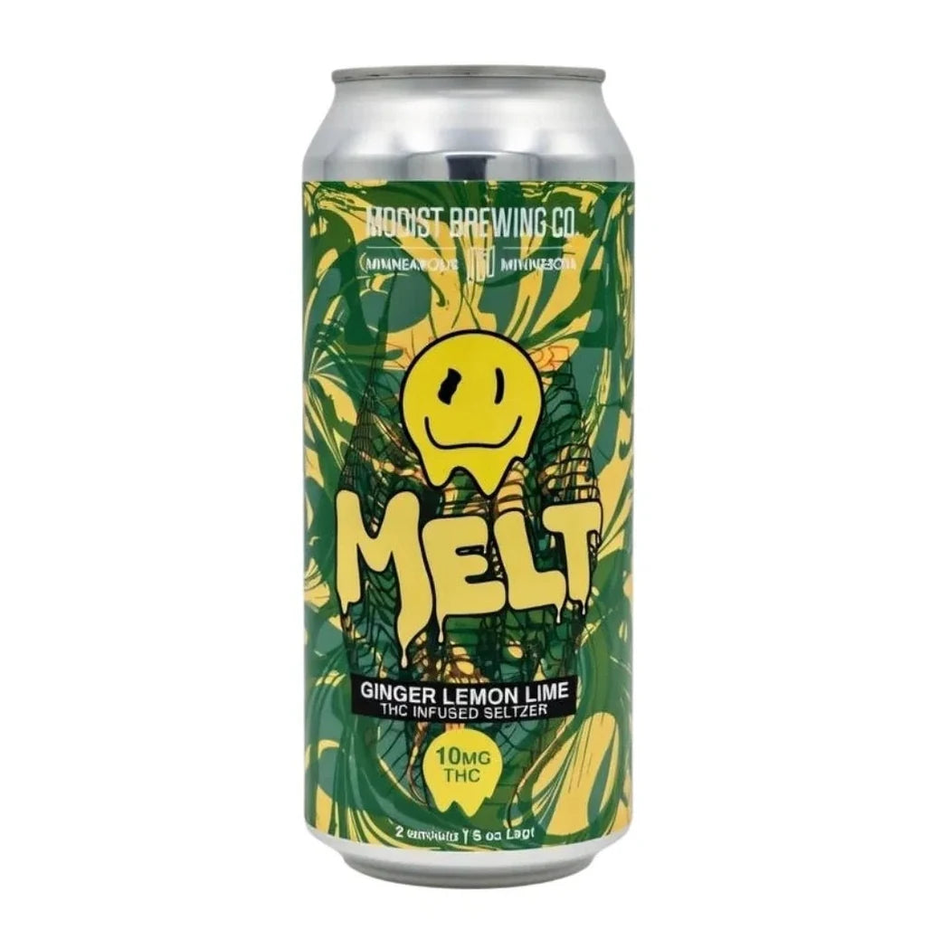Modist Melt Ginger Lemon Lime 10mg Delta-9 THC seltzer can