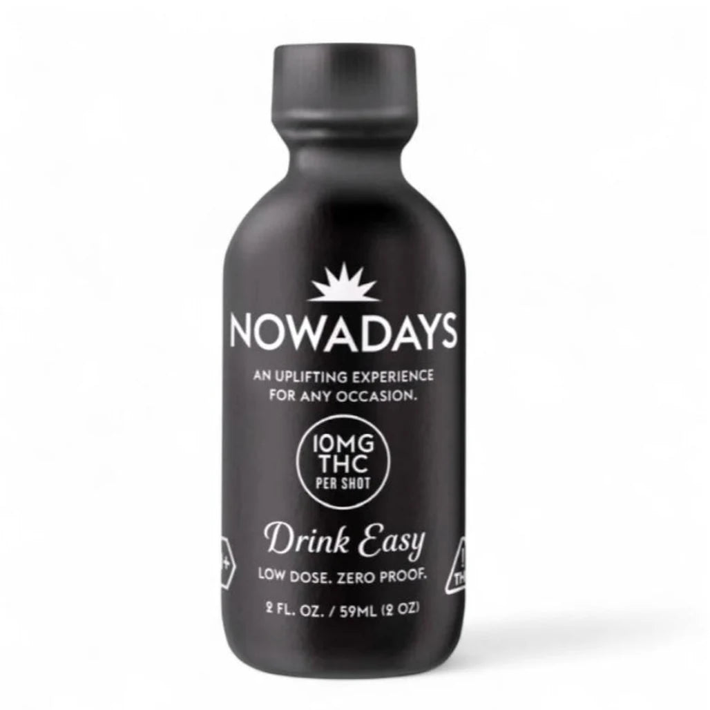 Nowadays 10mg Delta-9 THC shot, 2oz black bottle