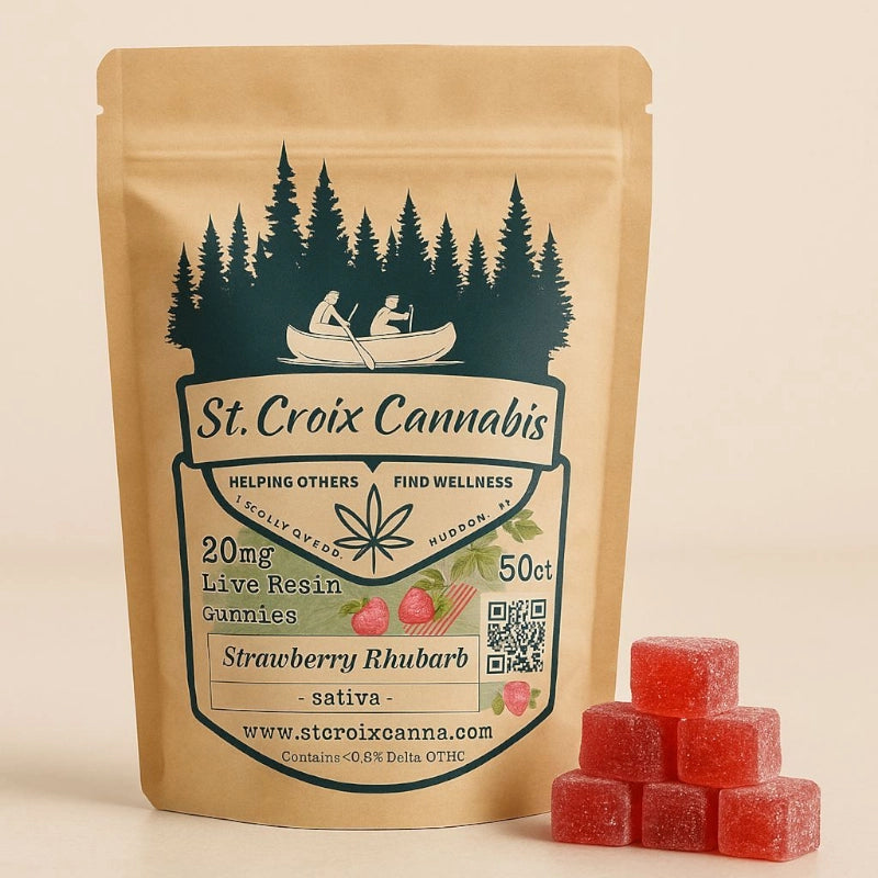 SCC 20mg Delta 9 Live Resin Gummies