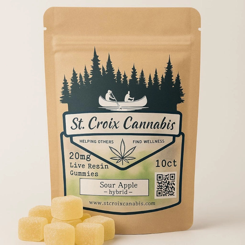 SCC 20mg Delta 9 Live Resin Gummies