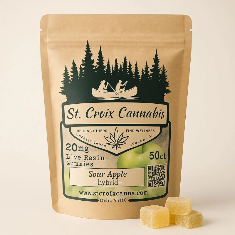 SCC 20mg Delta 9 Live Resin Gummies