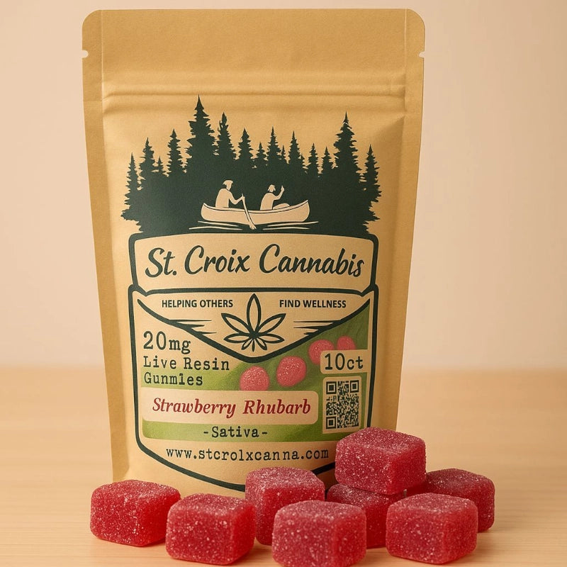 SCC 20mg Delta 9 Live Resin Gummies