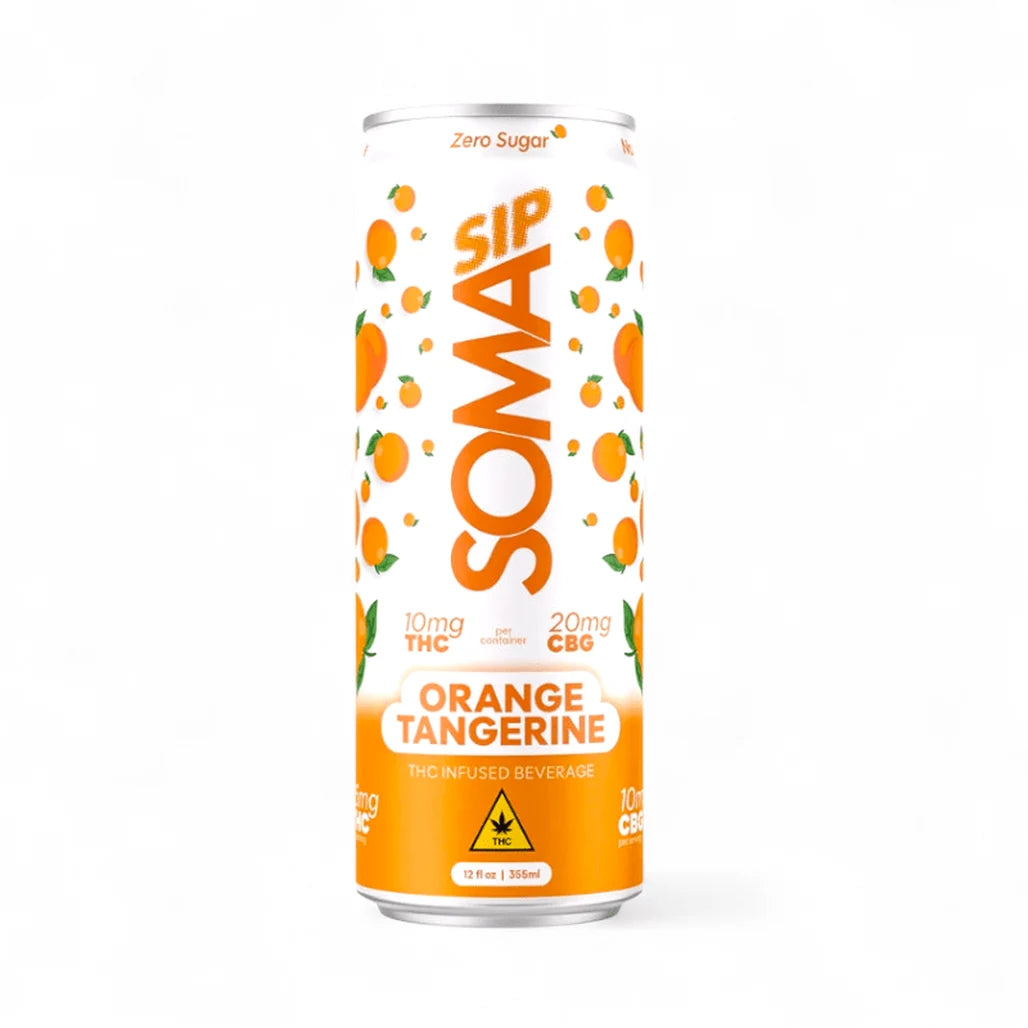 Sip Soma Orange Tangerine 10mg THC + 20mg CBG can