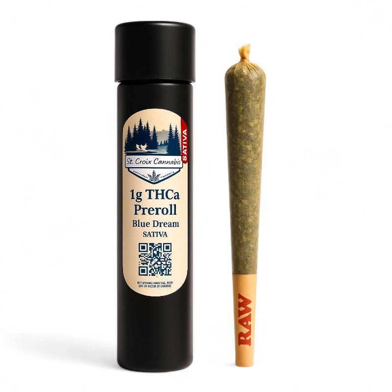 St. Croix Canna 1g THCa Pre-Rolls – Blue Dream, God’s Breath, White Widow + 3-Packs