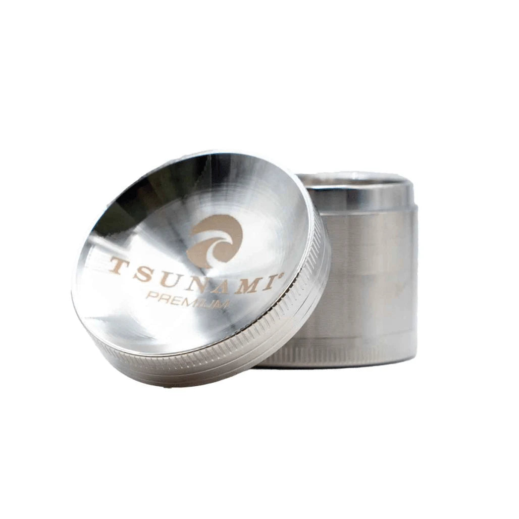 Tsunami 50mm grinder, silver