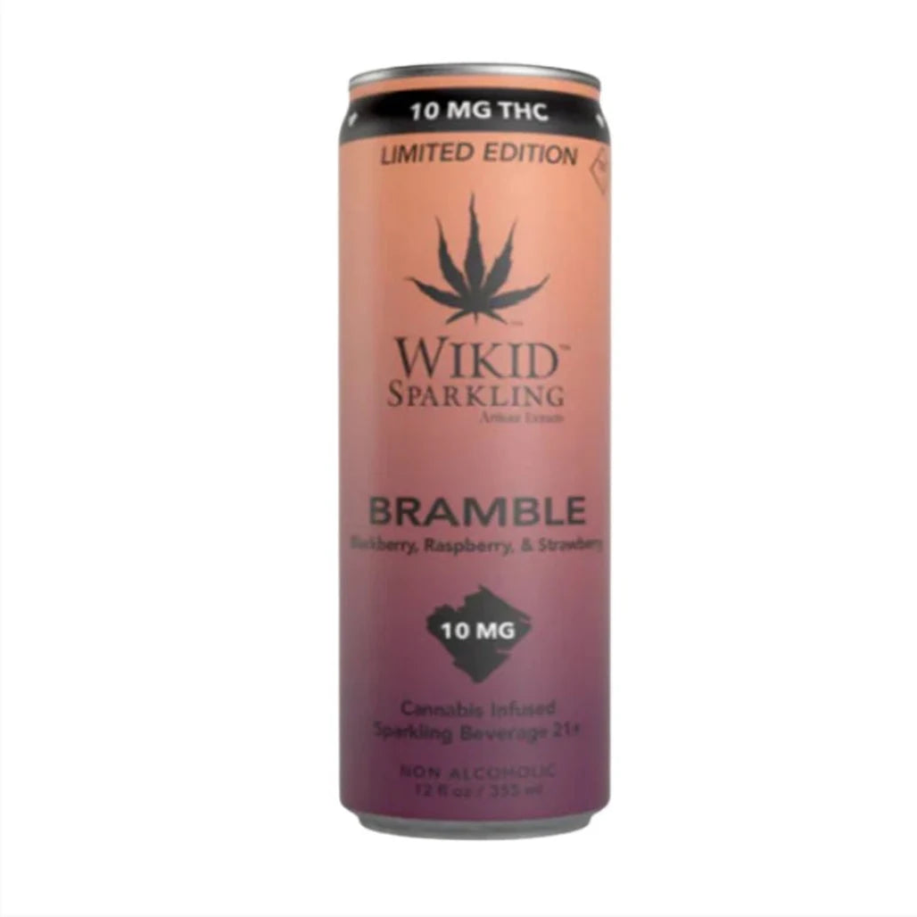 Wikid Sparkling Bramble 10mg Delta-9 THC can