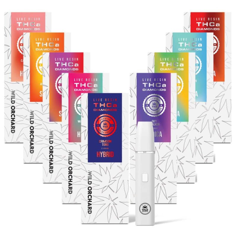 Wild Orchard THCA Diamonds Live Resin Vape 2g – All 9 Strains
