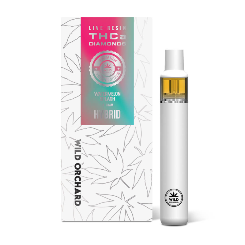 Wild Orchard Watermelon Splash THCA Diamonds Live Resin Vape 0.5g – Hybrid Hemp Disposable