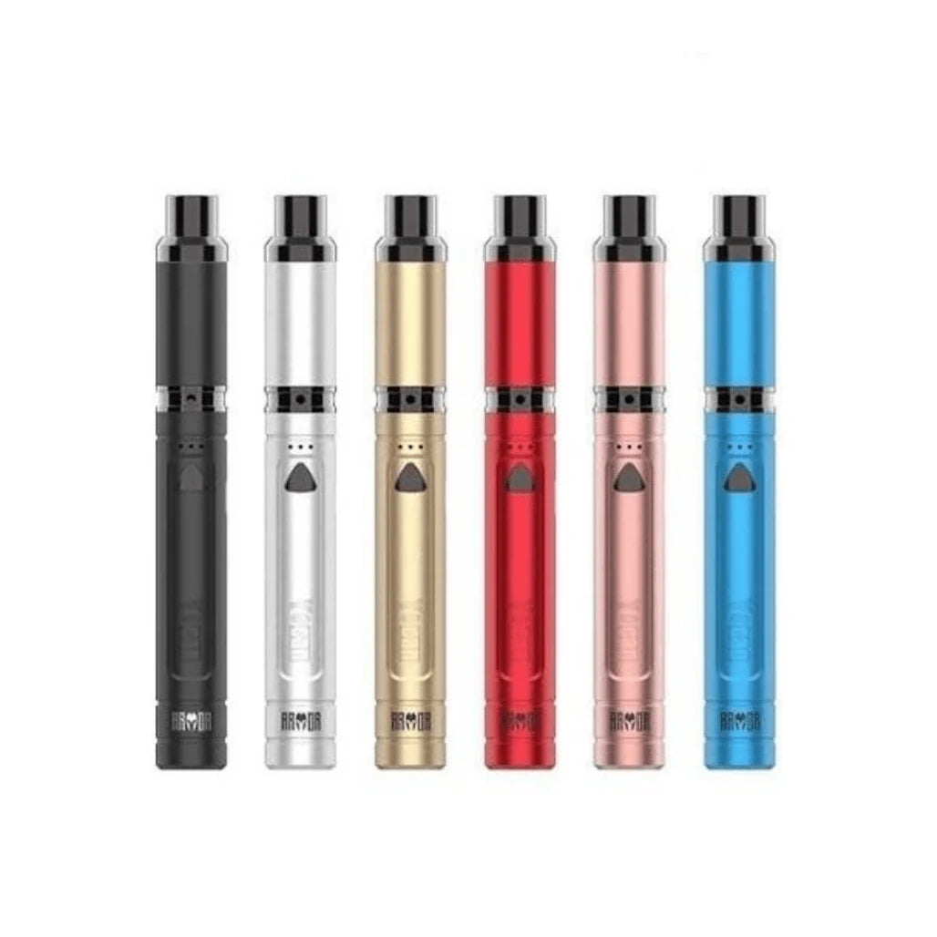 Yocan Armor 510 batteries in black, silver, gold, red, pink and blue