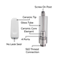 Ceramic Cell Cartridge 1ml - White Ceramic Tip
